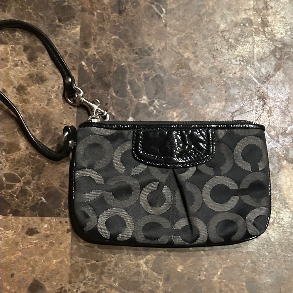 Elegant Black Patterned Women's Bag